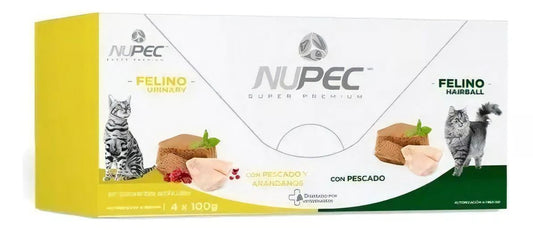 CLUSTER NUPEC FELINO URINARY & HAIRBALL WET 4 PZS