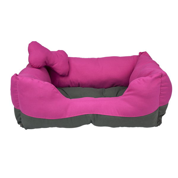 CAMA BICOLOR FUCSIA/GRIS